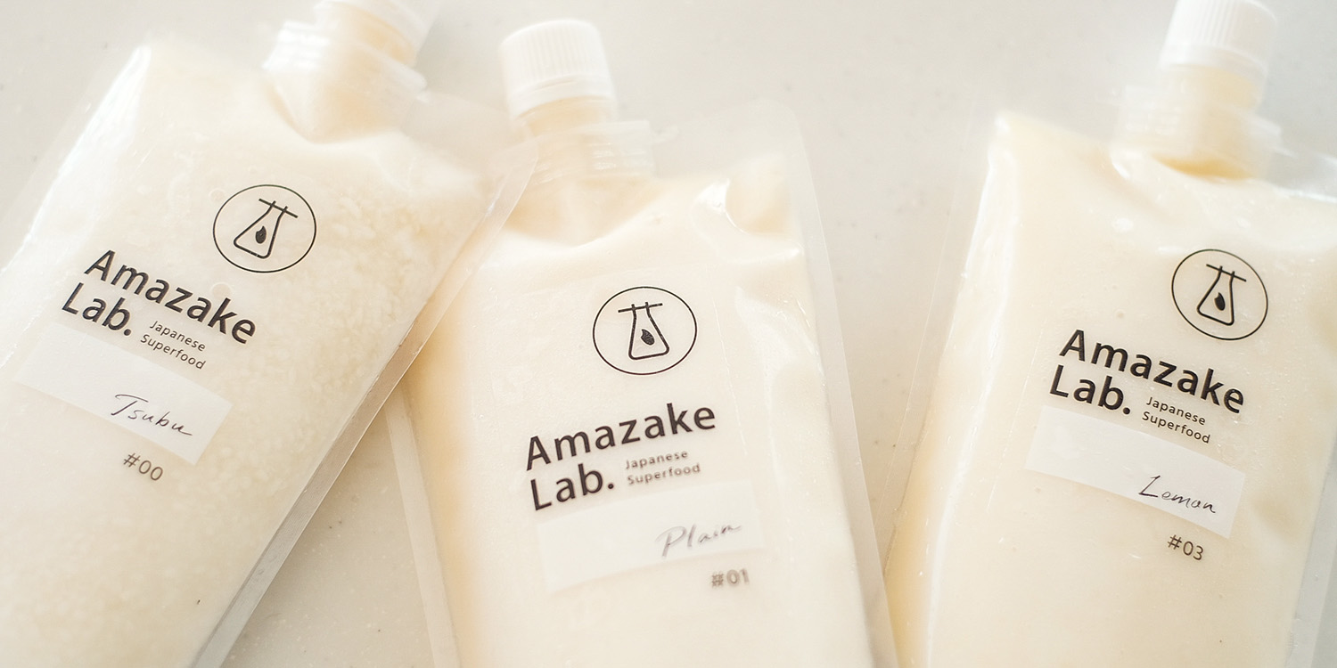 Amazake Lab.,ブランドロゴ,ロゴ,デザイン,パッケージ